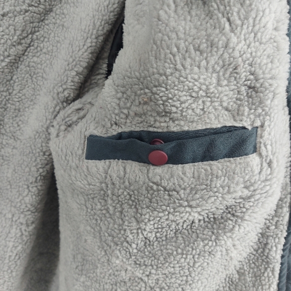 Patagonia Jacket Womens Medium Mechanic Chore Outdoor Field Utility Fleece Lined - Picture 4 of 8